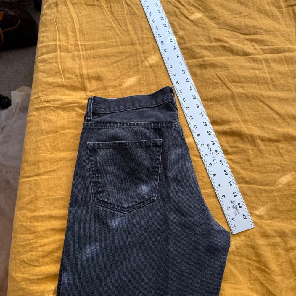Levi's 550 Jeans Mens‎ Black Wash Relaxed Fit Denim Pants 36x32